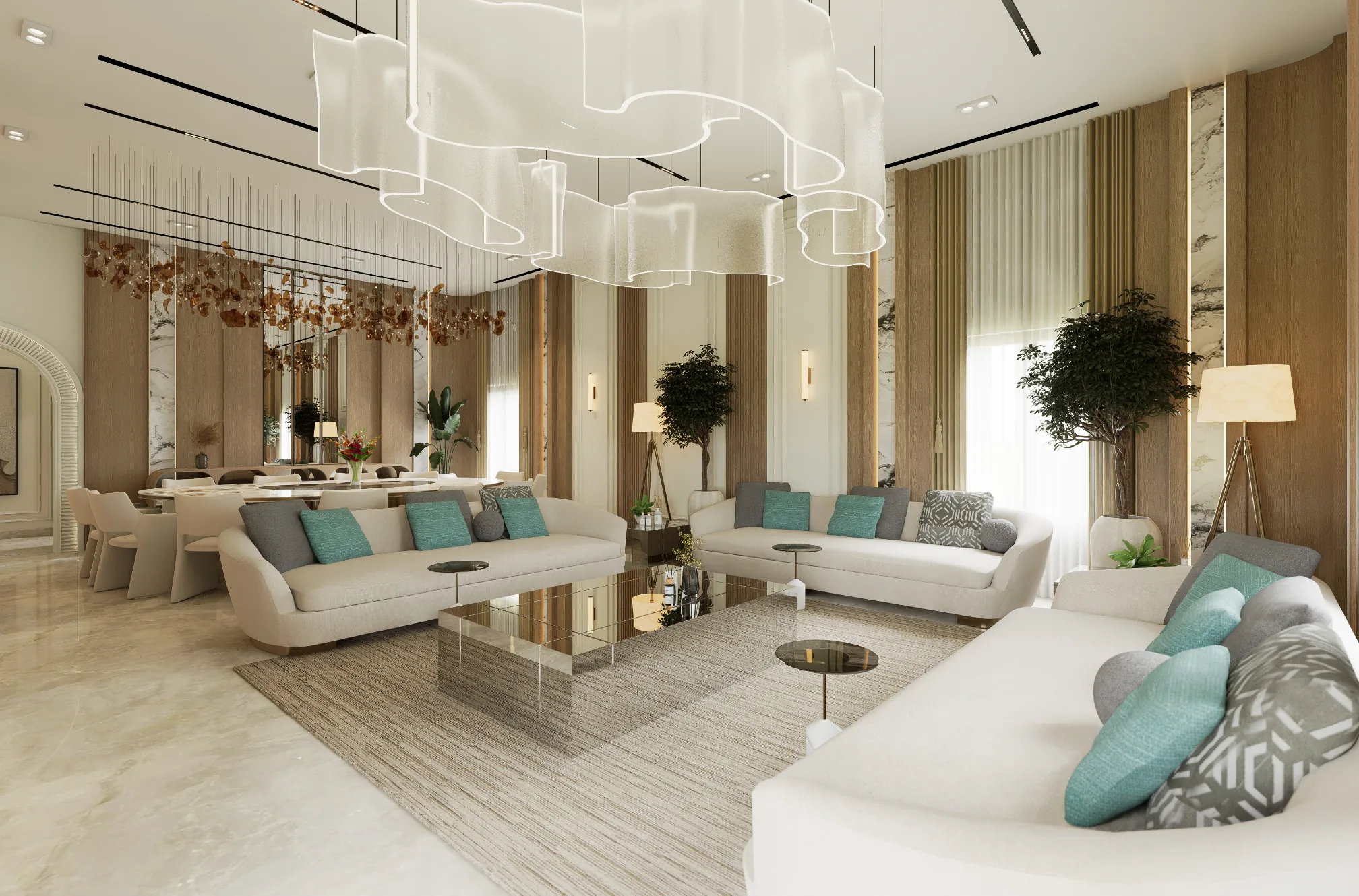 Mubarak Villa · Modern Majlis